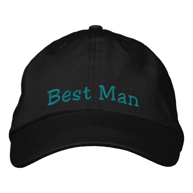 Best Man Embroidered Cap (Front)