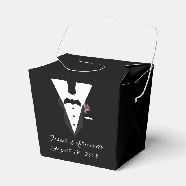 Best Man  Favor Box (Front Side)