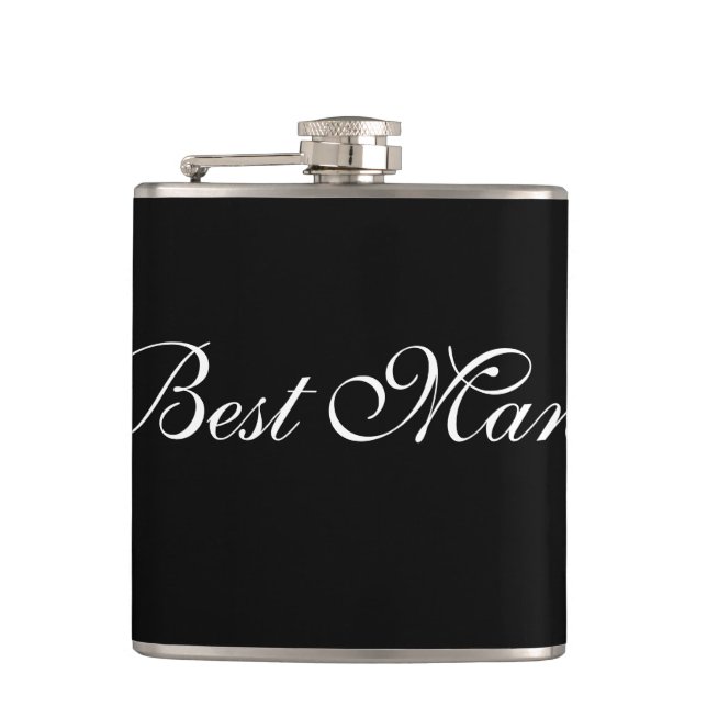 Best Man Flask (Front)