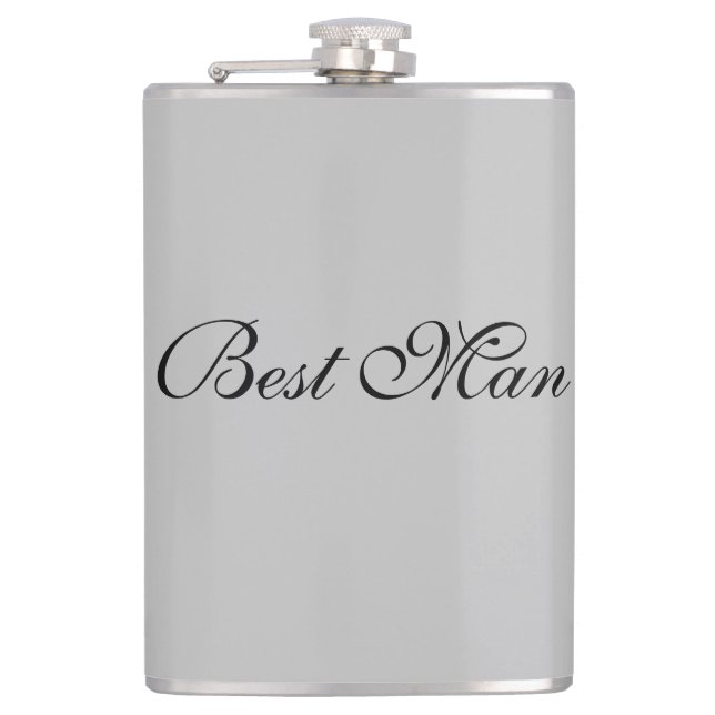 Best Man Flask (Front)