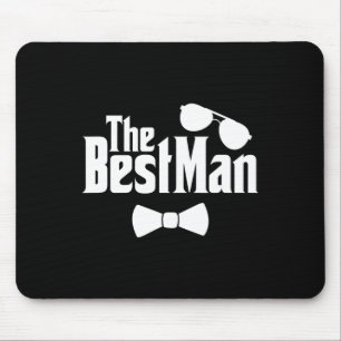 Best Man Friends Groom Bride Wedding Couple Bachel Mouse Pad