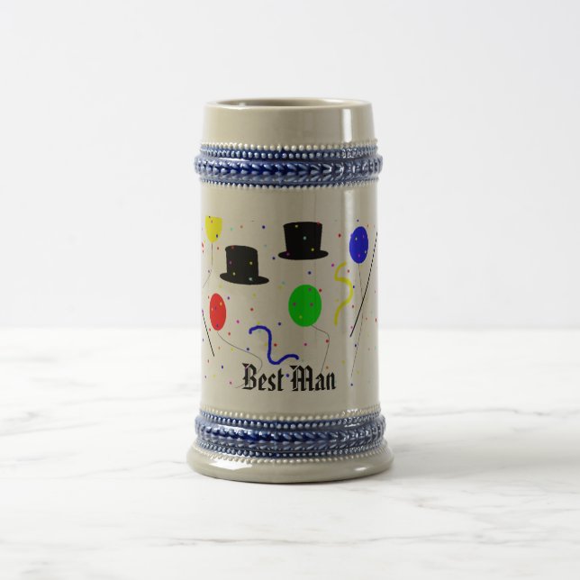 , Best Man gift Beer Stein (Center)