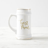 Best Man Gold Script Wedding Thanks Message Name