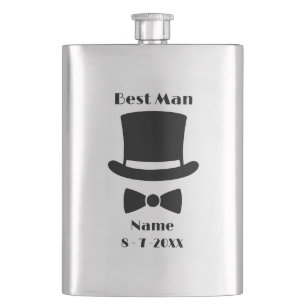 Best Man Groomsman's Hip Flask