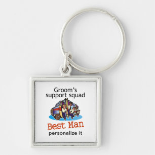 Best Man Keychain