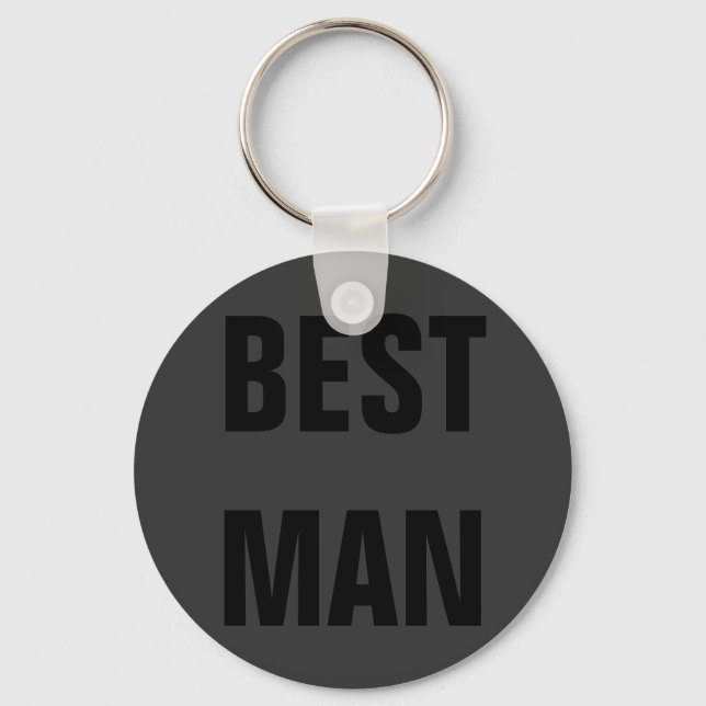 Best Man Keychain (Front)