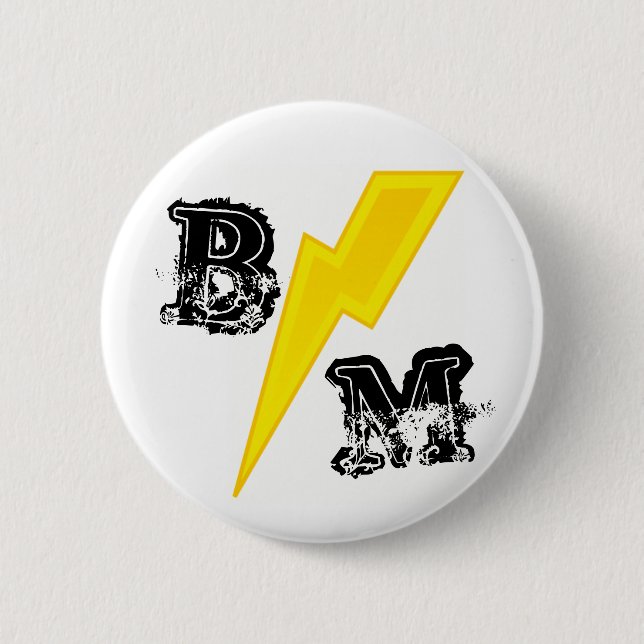 Best Man Lightning Bolt Pin (Front)
