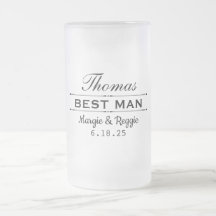 BEST MAN MARIAGE FROSTED MUG (16 oz)