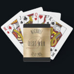 Best Man Monogram Wedding Playing Cards<br><div class="desc">Make your own custom playing cards. Personalize this design with your own text. You can further customize this design by selecting the "customize further" link if desired.</div>