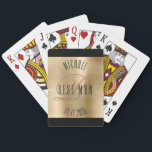 Best Man Monogram Wedding Playing Cards<br><div class="desc">Make your own custom playing cards. Personalize this design with your own text. You can further customize this design by selecting the "customize further" link if desired.</div>
