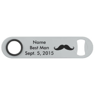 Best Man Moustache Hat and Suit Speed Bottle Opene Opener