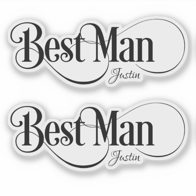 Best Man  Personalized  (Front)