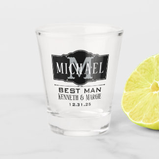 BEST MAN PERSONALIZED SHOT GLASS