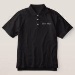 Best Man Polo Shirt<br><div class="desc">Best Man Polo Shirt is shown in Black with White embroidered text.
Customize this item or buy as shown.</div>