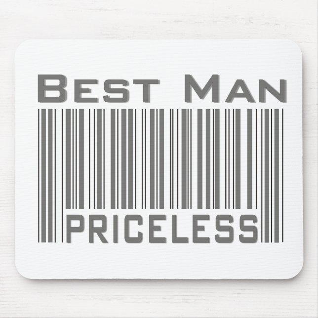 Best Man Priceless Mouse Pad (Front)