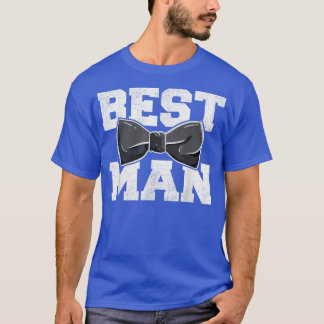 Best Man Proposal s, Bachelor Party Groomsmen Bow  T-Shirt