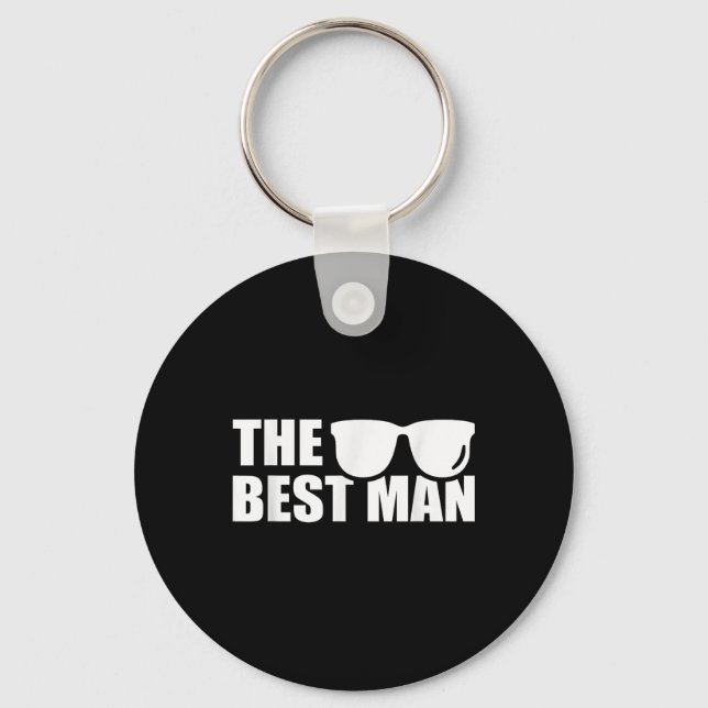 Best Man Stag Party  Keychain (Front)