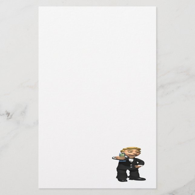 Best Man Stationery (Front)