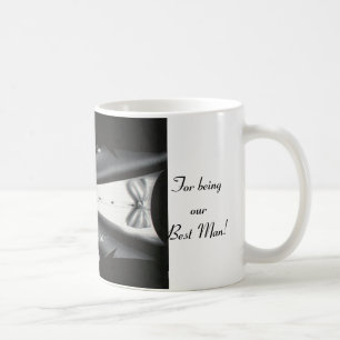 Best Man Thank You Gift - Tuxedo Template Coffee Mug