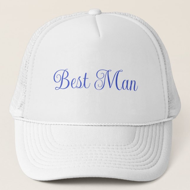 Best Man Trucker Hat (Front)