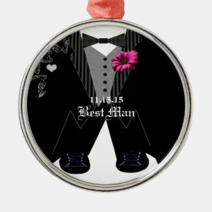 Best Man Tuxedo Mariage Ornement de vacances