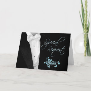 Best Man Wedding Attendant Request Invitation