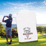 Best Man Wedding Custom Name Date Gift Golf Towel<br><div class="desc">This unique golf towel is designed as a gift for your Best Man. Features a unique layering of the name which gives it the feeling of depth. The text reads "Best Man" along with the date of the event. Great way to thank him for being a part of your wedding...</div>