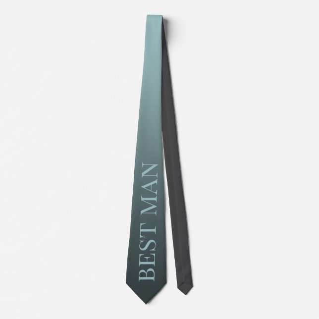 Best man wedding Engagement bachelor party  Tie (Front)