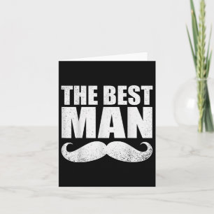 Best Man Wedding Groomsmen Funny Bridal Bachelor P Card