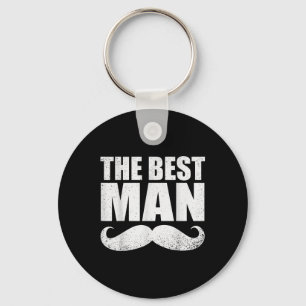 Best Man Wedding Groomsmen Funny Bridal Bachelor P Keychain