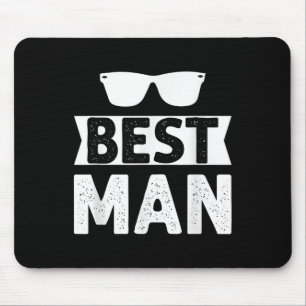 Best Man Wedding Groomsmen Funny Bridal Bachelor P Mouse Pad