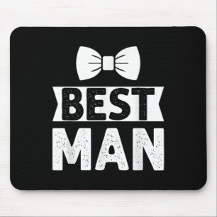 Best Man Wedding Groomsmen Funny Bridal Bachelor P Mouse Pad
