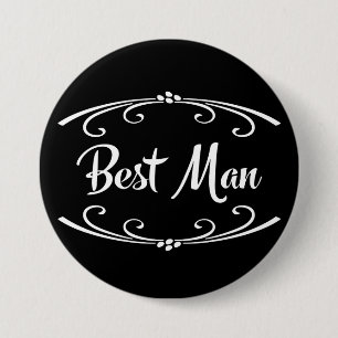 Best Man Wedding Rehearsal Dinner Button