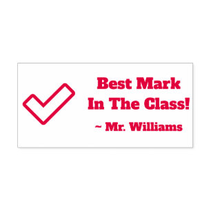 "Best Mark In The Class!" Marking Rubber Stamp