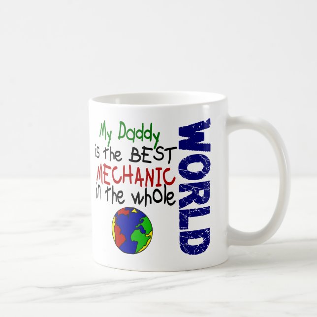 Best Mechanic In World 2 (Daddy) Coffee Mug (Right)