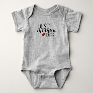 Best Memaw ever Toddler Fine Jersey T-Shirt Baby Bodysuit