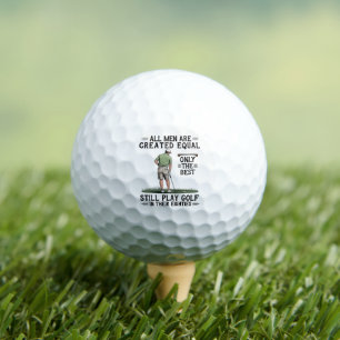 Best Men Play Golf Eighties Funny Golfer Golfing Balls