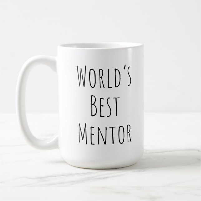 Best Mentor Coffee Mug (Left)