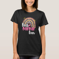 Best Mimi Ever Funny Pink Leopard Rainbow Mothers