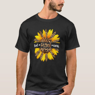 Best Mimi Ever Mom Leopard Sunflower Mothers Day W T-Shirt