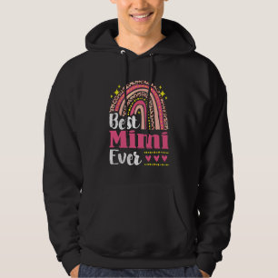 Best Mimi Ever Rainbow Leopard Mothers Day Mom Gra Hoodie