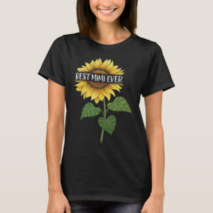 Best MiMi Ever Sunflower T-Shirt
