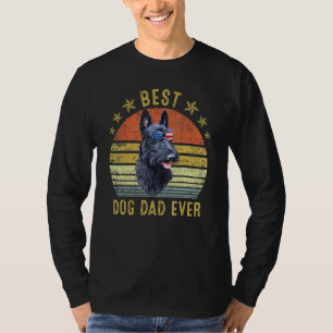 Best Miniature Schnauzer Dad Ever Vintage Dog T-Shirt
