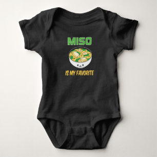 Best Miso Soup Lover Gift   Miso is My Favourite Baby Bodysuit