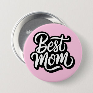 Best Mom 3 Inch Round Button