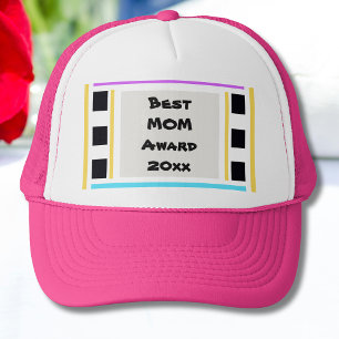 Best Mom Award 20xx Cool Girly Pink  Trucker Hat