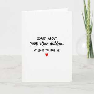 Best Mom Award Funny Love Card