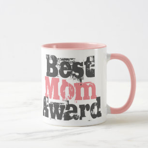 Best Mom Award in Pink - Two-Tone Coffee Mug