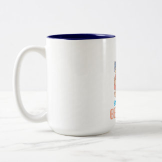 Best Mom Best Life Mug, Mother Hugging Cute Baby Two-Tone Coffee Mug