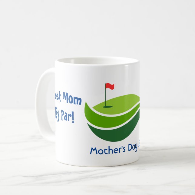 Best Mom By Par! Mother's Day Mug (Front Left)
